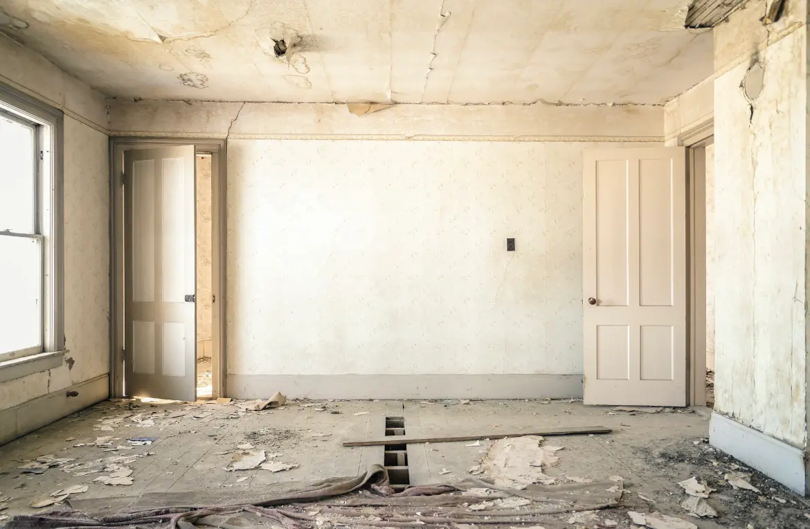 Waste disposal crew managing a cleanout project in South Whitehall